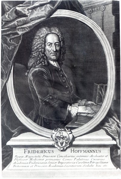 Friedrich Hoffmann, inciso da F.G Wolffgang, 1735 da Antoine Pesne