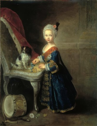 Federico II, principe ereditario con ordine da Antoine Pesne