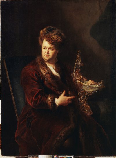 Ritratto del gioielliere Johann Melchior Dinglinger da Antoine Pesne
