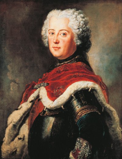 Ritratto di Federico II di Brandeburgo, detto il Grande (Berlino) da Antoine Pesne