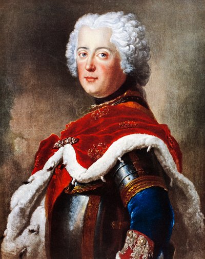 Ritratto di Federico II di Hohenzollern, noto come Federico il Grande da Antoine Pesne