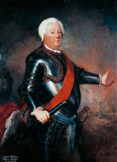 Ritratto di Federico Guglielmo I di Prussia da Antoine Pesne