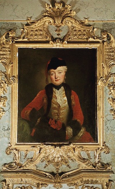 Ritratto di Wilhelmine Dorothee von der Marwitz 1718-1787 da Antoine Pesne