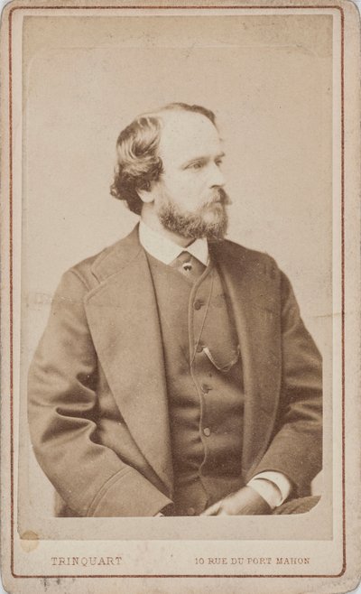 Ritratto del ballerino, coreografo e maestro di balletto Paul Taglioni 1808-1884, ca 1860 da Antoine Rene Trinquart