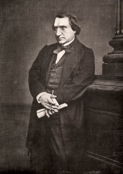 Ernest Renan, filosofo e scrittore francese da Antoine Samuel Adam Salomon