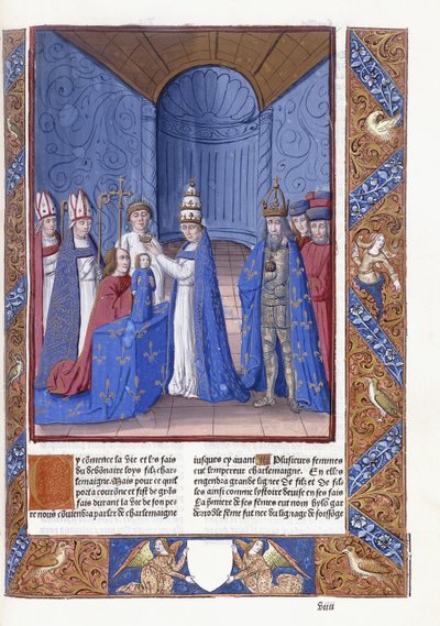 Incoronazione di Ludovico il Pio da Antoine Verard