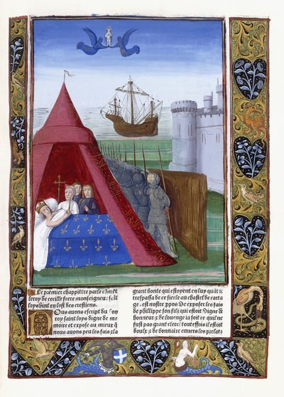 Morte di San Luigi a Cartagine, 1493 da Antoine Verard