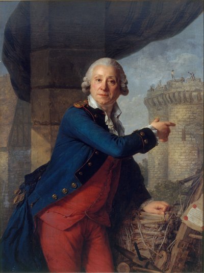 Ritratto di Henri Masers de Latude 1725-1805 da Antoine Vestier