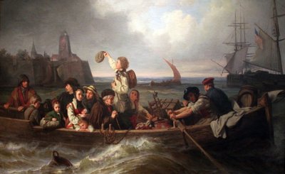 Addio degli emigranti da Antoine Volkmar