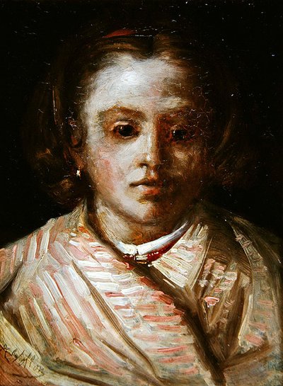 Ritratto di un bambino da Antoine Vollon