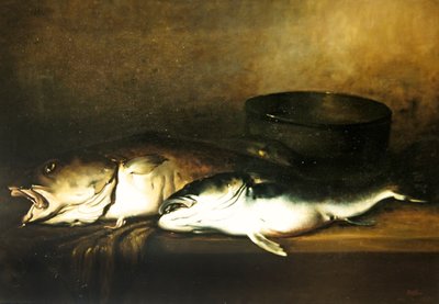 Pesci di mare, c.1870 da Antoine Vollon