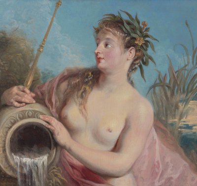 Ninfa della fontana da Jean Antoine Watteau