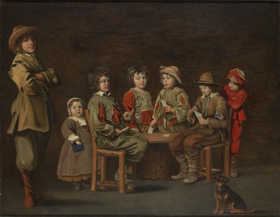 I giovani giocatori di carte da Antoine and Louis Le Nain