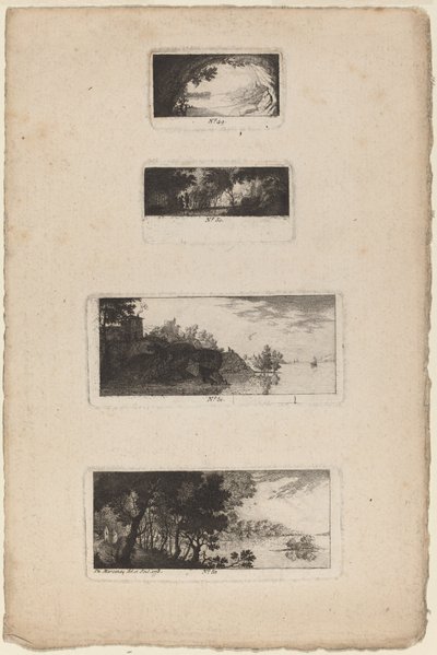 Paesaggio con Apertura della Grotta da Antoine de Marcenay de Ghuy