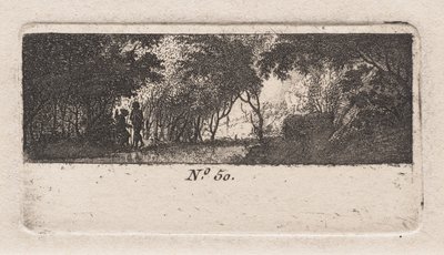Veduta di un bosco da Antoine de Marcenay de Ghuy