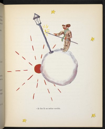 Sto facendo un lavoro terribile, illustrazione del Lampionaio da 