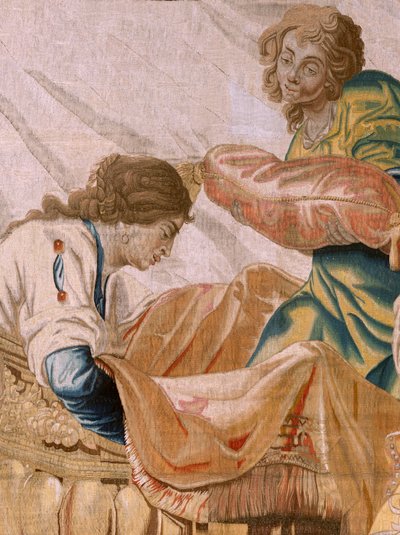 Serie Storia di Teseo: Bacco prende Arianna come moglie da Antoine or Anthonis Sallaert