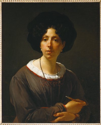 Autoritratto ... da Antoinette Cecile Hortense Lescot Haudebourt