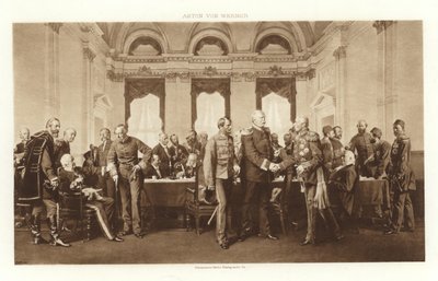 Il Congresso di Berlino del 1878 da Anton Alexander von Werner