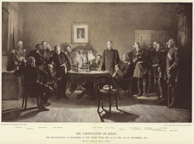 La capitolazione di Sedan da Anton Alexander von Werner