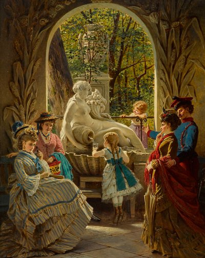 Padiglione del festival di primavera a Schönbrunn, Vienna da Anton Ebert