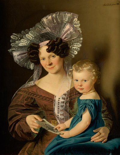 Madre con bambino da Anton Einsle