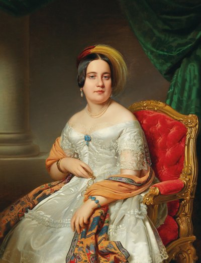 Ritratto di Louise von Wertheimstein, nata Biedermann da Anton Einsle