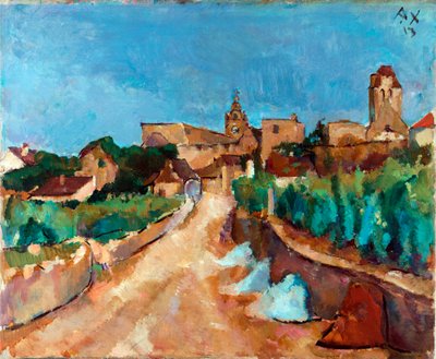 Strada verso Durnstein (Austria) da Anton Faistauer