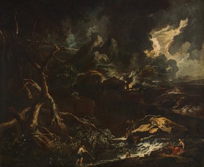 Paesaggio con temporale da Anton Faistenberger