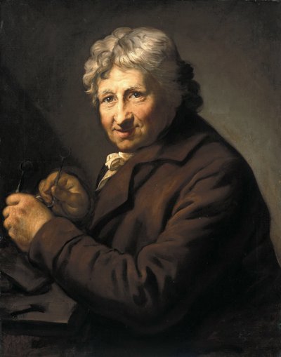 Tedesco: Daniel Nikolaus Chodowiecki (1726-1801). Um 1800/ 1801 Ritratto di Daniel Nikolaus Chodowiecki da Anton Graff
