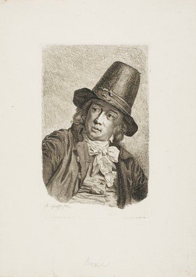 Ritratto di Abraham Bosse da Anton Graff