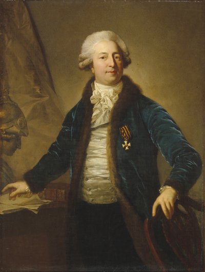 Ritratto di Adrian Ivanovich Divov da Anton Graff