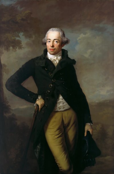 Ritratto di Enrico XIV 1749-1799, Principe di Reuss, 1789 da Anton Graff