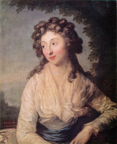 Ritratto di Konstancja Rzewuska da Anton Graff