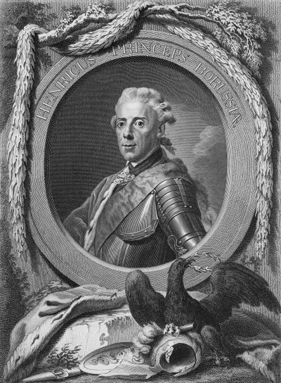 Ritratto del principe Enrico di Prussia (1726-1802), 1779 da Anton Graff
