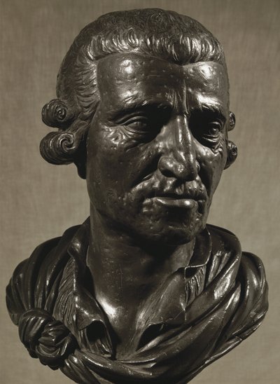 Joseph Haydn. Busto di piombo del cast ... da Anton Grassi