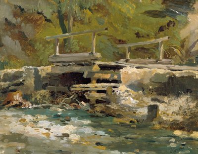Ponte sul ruscello da Anton Hansch