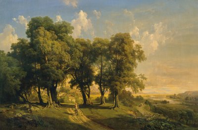 Unter den Linden (Paesaggio serale) da Anton Hansch