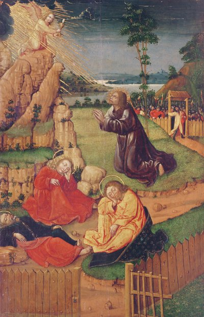 Gesù nel giardino degli ulivi, da Scene della vita di Cristo da Anton Henkel