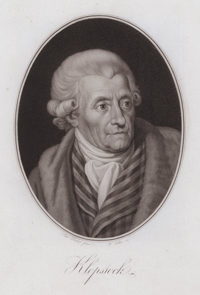 Friedrich Gottlieb Klopstock, poeta tedesco da Anton Hickel