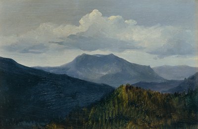 Il Schneeberg vicino a Gutenstein da Anton Hlavacek