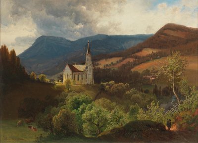 Anton Hlavacek Bergkirche da Anton Hlavacek