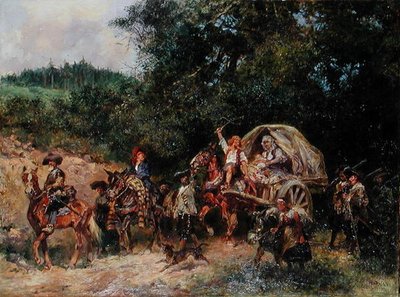 Seguaci del campo, c.1900 da Anton Hoffmann