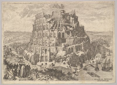 La Torre di Babele da Anton Joseph von Prenner