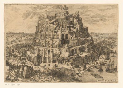 Torre di Babele da Anton Joseph von Prenner