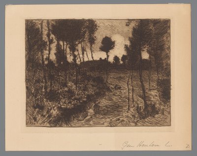 Sentiero nel bosco al tramonto da Anton L. Koster