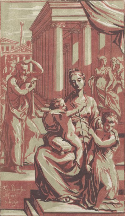 La Vergine e il Bambino con San Giovanni Battista, ca. 1722 da Anton Maria Zanetti