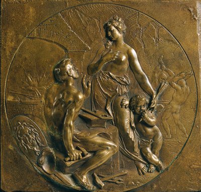 Venere con Cupido nella fucina del vulcano da Anton Matthias Josef Domanek