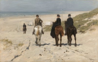 Passeggiata sulla spiaggia da Anton Mauve