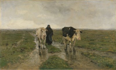 Cambio di pascolo da Anton Mauve